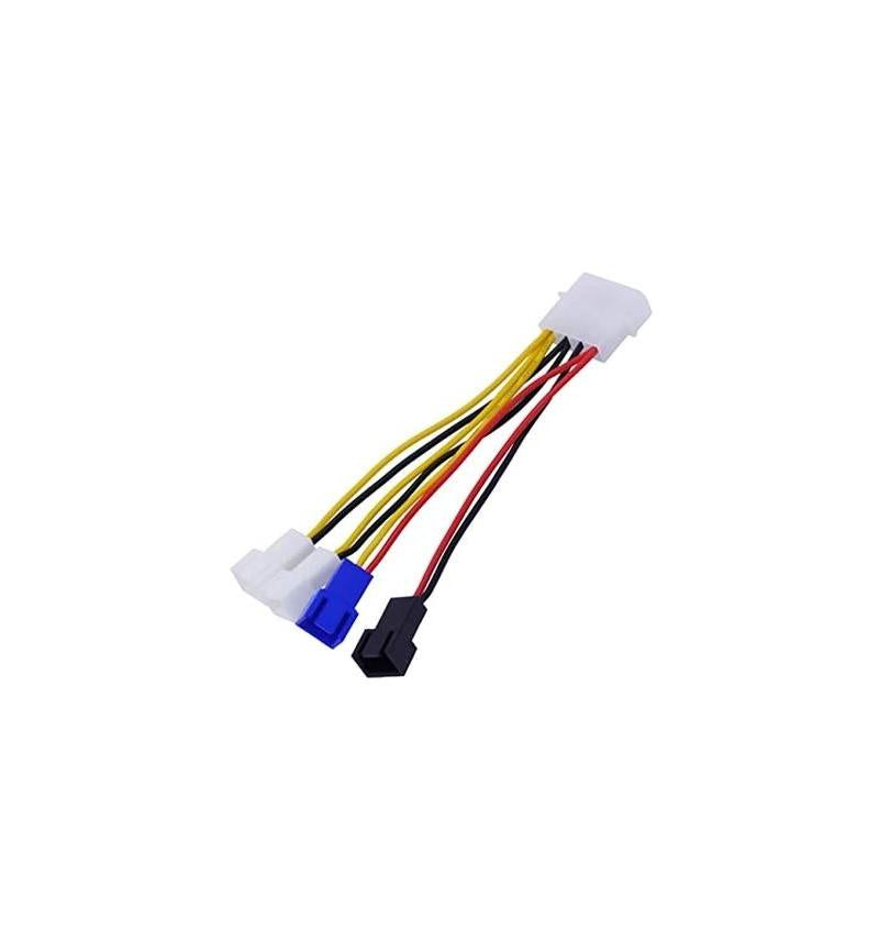 MOLEX TO 4 X FAN HEADER