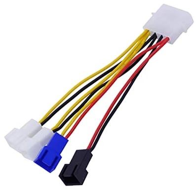MOLEX TO 4 X FAN HEADER
