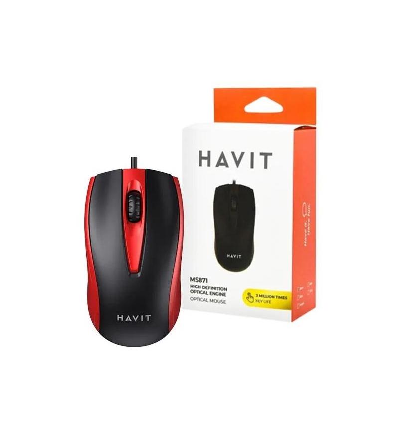 HAVIT USB MOUSE RED