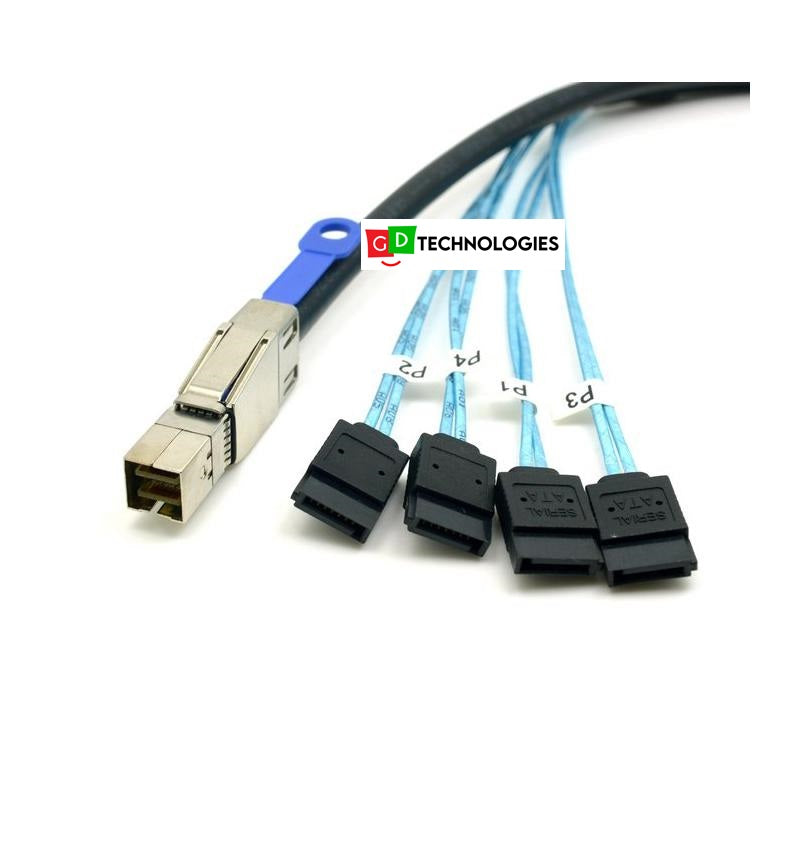 EXTERNAL MINI SAS TO 4 SATA 1M