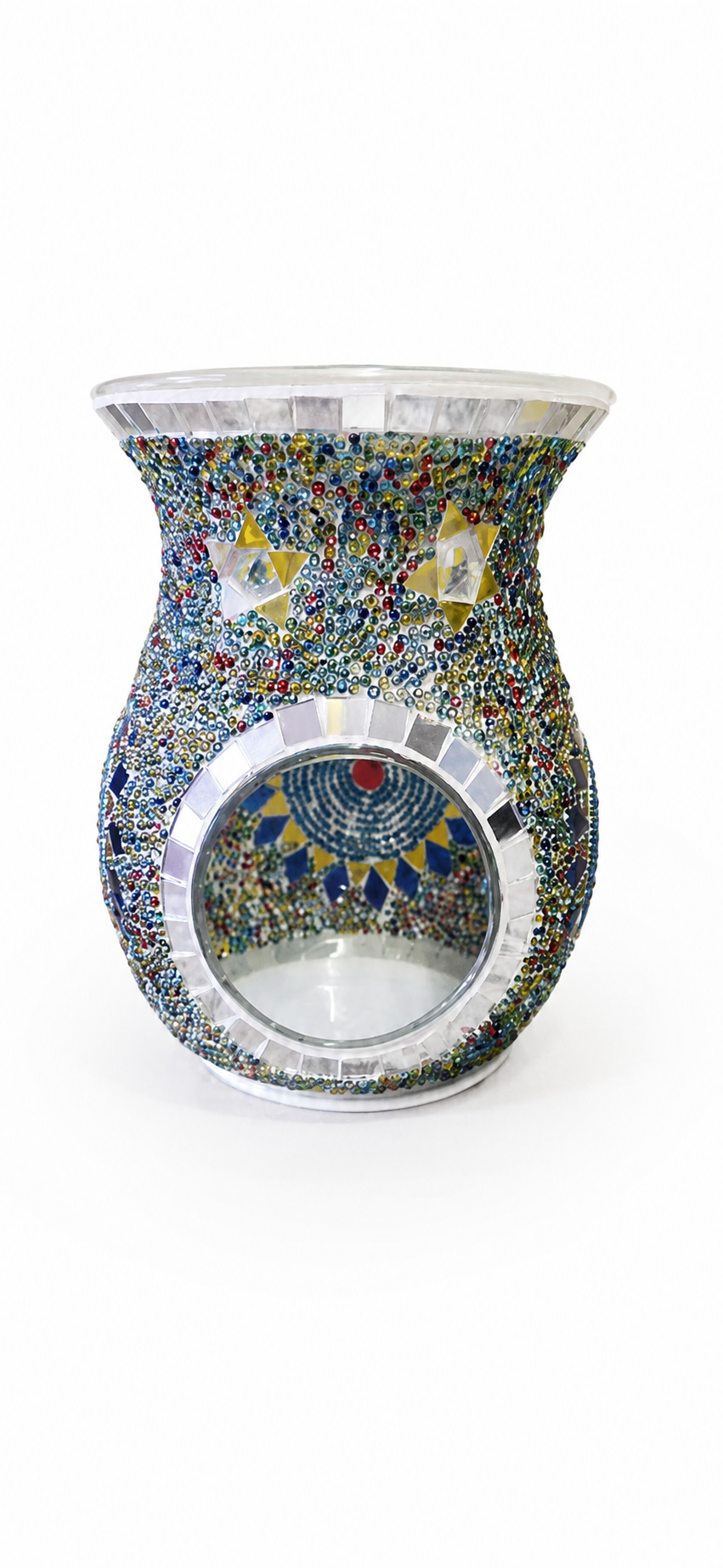 BURNER: MOSAIC FLOWER DESIGN