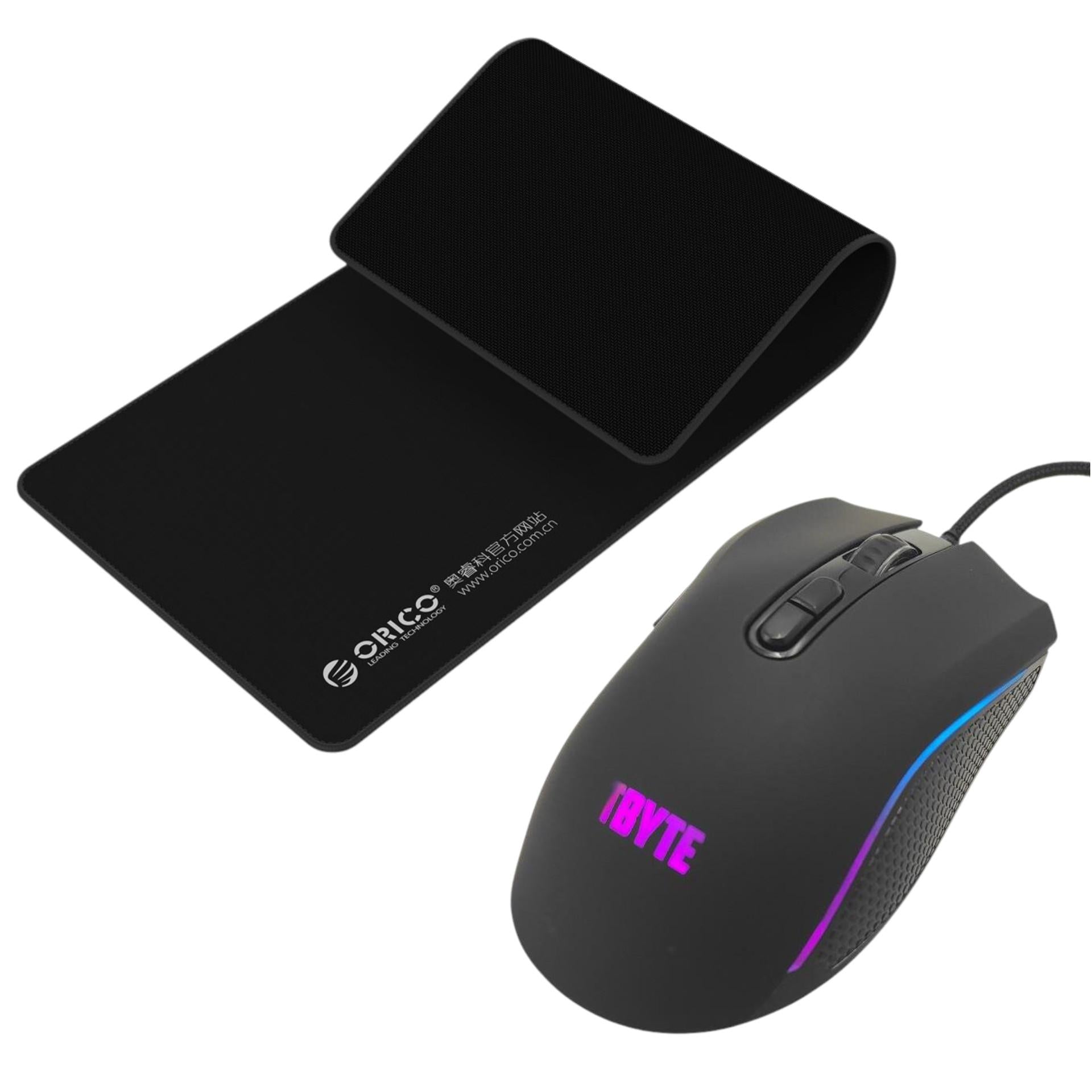 USB GAM MSE + ORICO LARGE M/PAD