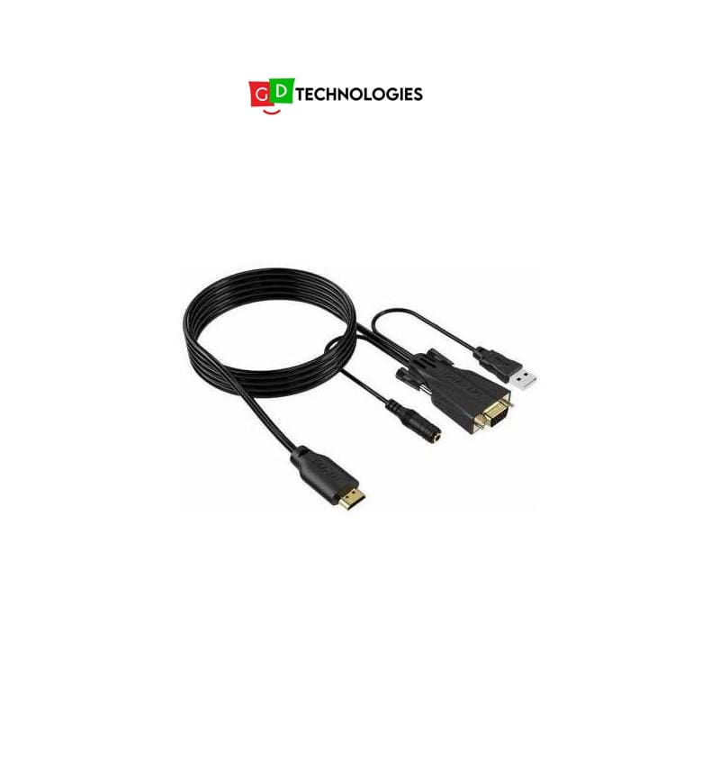 MT-VIKI HDMI (M) TO VGA (M) + AUDIO 3.0M