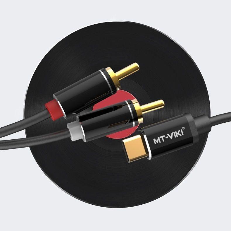 TYPE C TO RCA L + R AUDIO 1MTR - image 2
