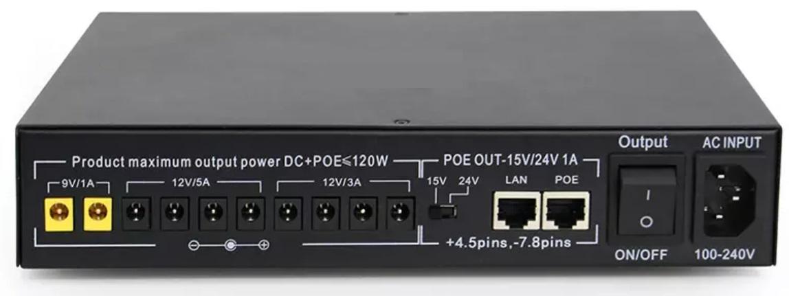 POE 120W MINI UPS 17600MAH
