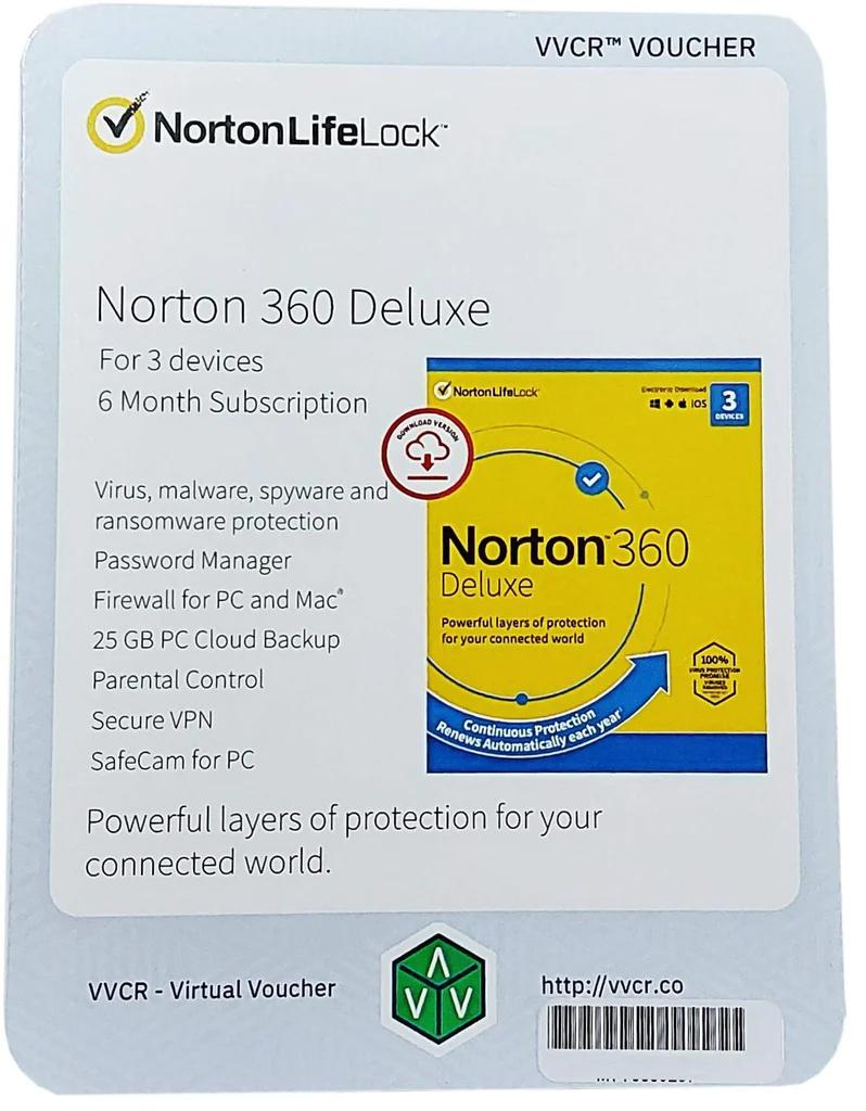 NORTON 360 DELUXE 3DEVICE 6MONTHS - image 2