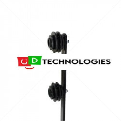 Nemtek Fence Pole - 6Line Flat Bar Straight Black Part No: EF12-1 EF-6BF