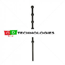 Nemtek Fence Pole - 6Line Flat Bar Straight Black Part No: EF12-1 EF-6BF