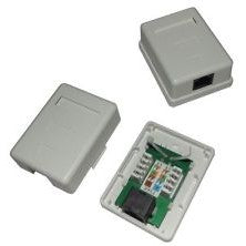 RJ45 WALL BOX SINGLE-NEW - image 2