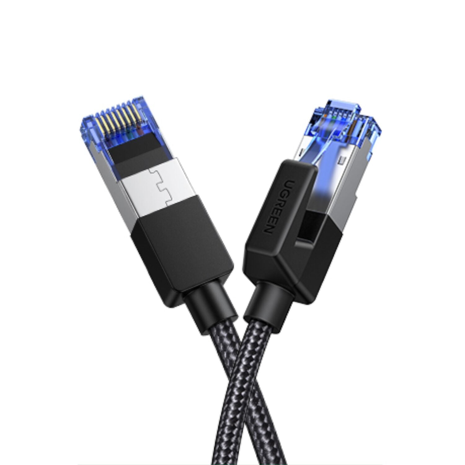 UGREEN Cat8 Nylon Braided Ethernet Cable - 40Gbps with Modular Plugs - 1m – image 3