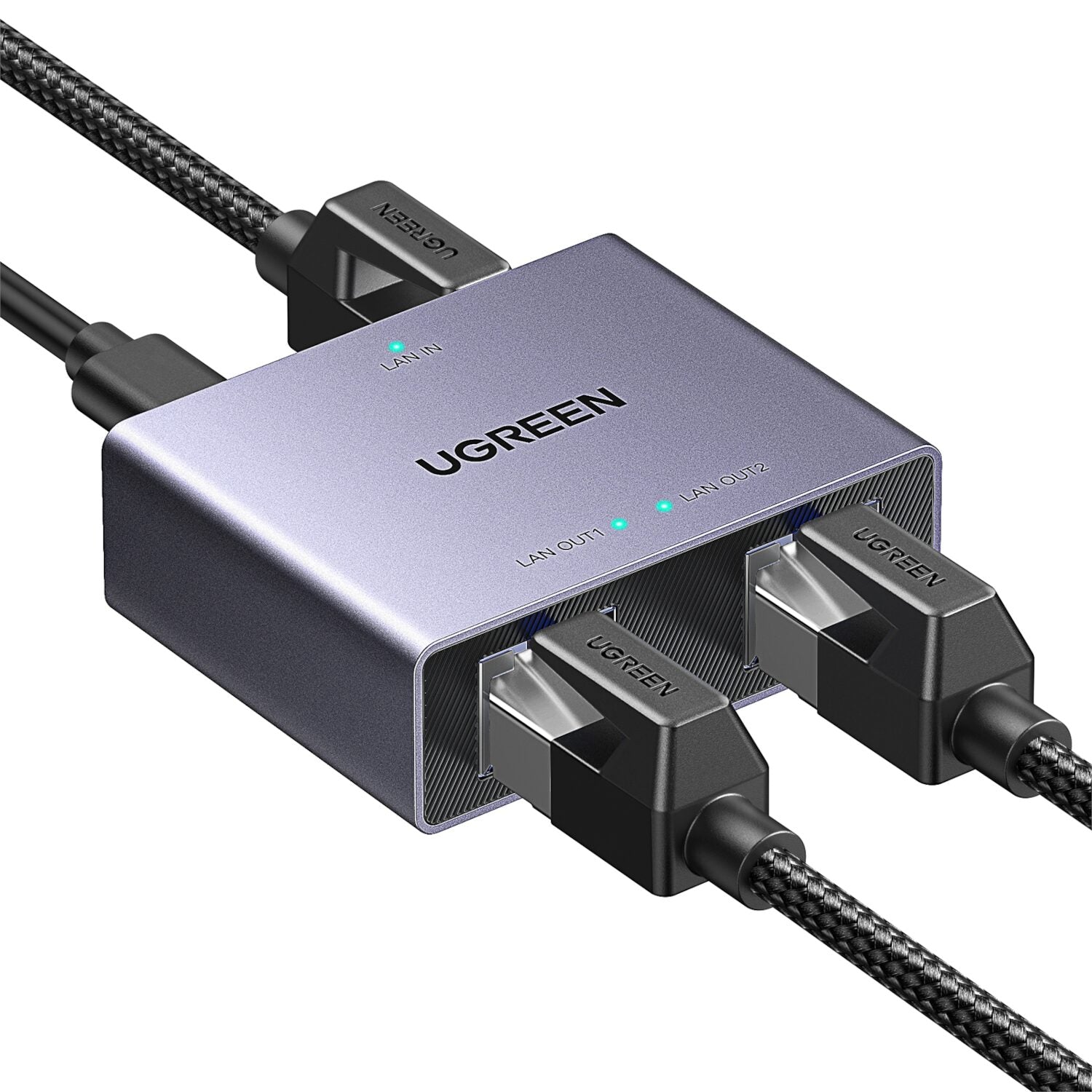 UGREEN 1-to-2 Gigabit Ethernet Splitter, 1000Mbps LAN Network Adapter – image 2