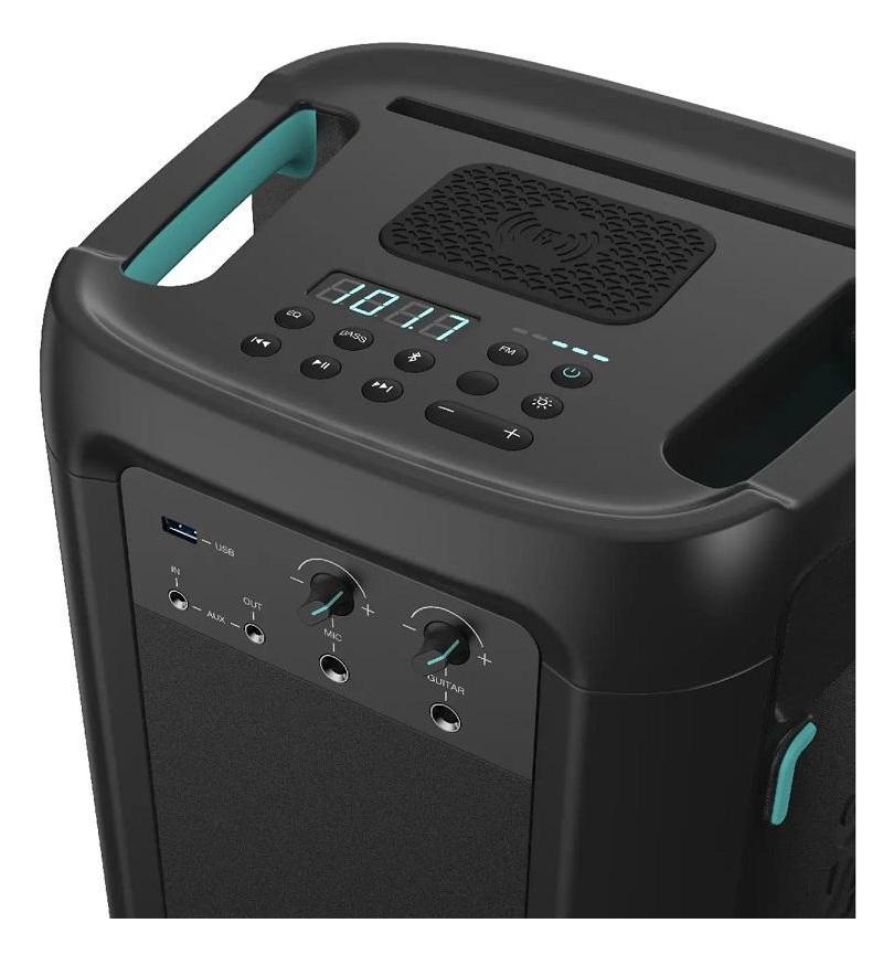 OPEN: BT: KARAOKE USB/AUX/FM