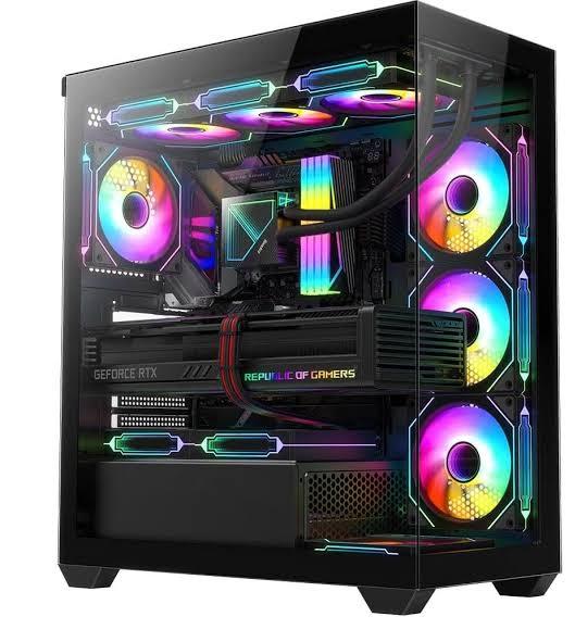GAMING CASE WITH RGB FANS
