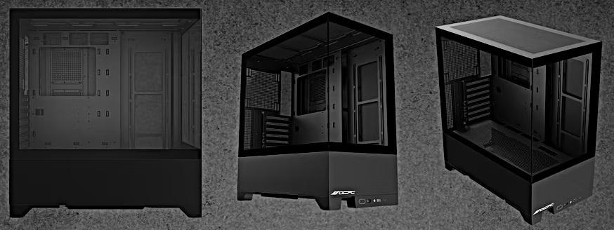NO PSU: MIDI ATX - CASA BLACK