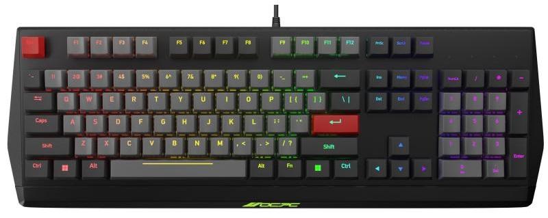 OCPC GAMING KEYBOARD KR1 BLACK/GREY - image 2