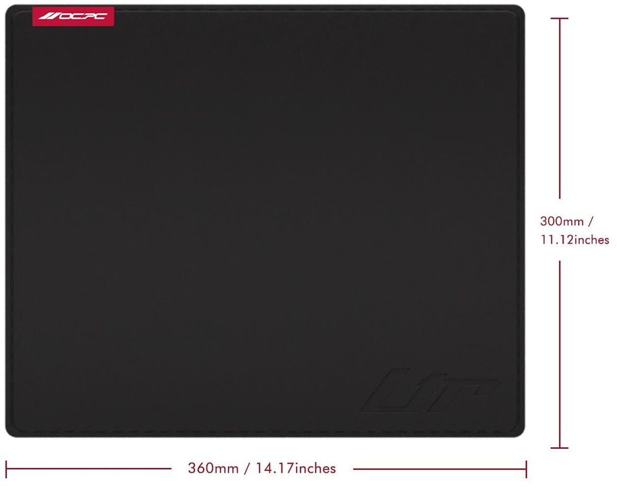 LTR GAMING MOUSEPAD MED BLACK