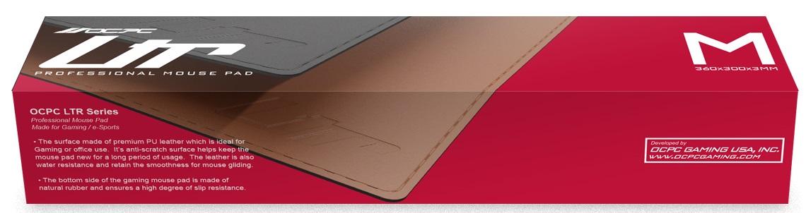 OCPC LTR GAMING MOUSEPAD MED BROWN
