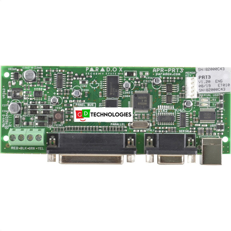 PARADOX DIGIPLEX EVO INTEGRATION MODULE PRT3 PA356