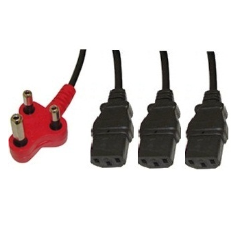 CABLE DEDICATED 3PIN TO 3 X IEC 3.8M - image 2