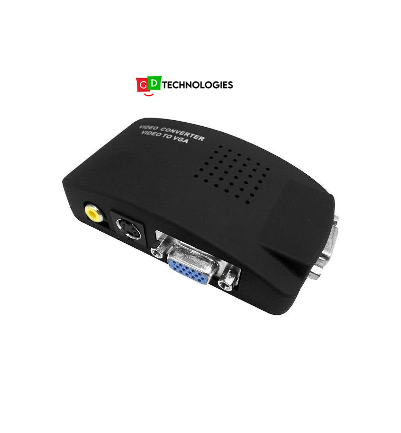 MICROWORLD RCA COMPOSITE AND S-VIDEO TO VGA CONVERTER