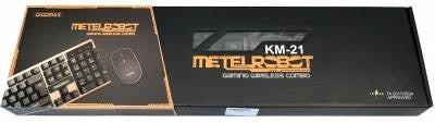 KM-21 Metelrobot Gaming Wireless Keyboard and Mouse