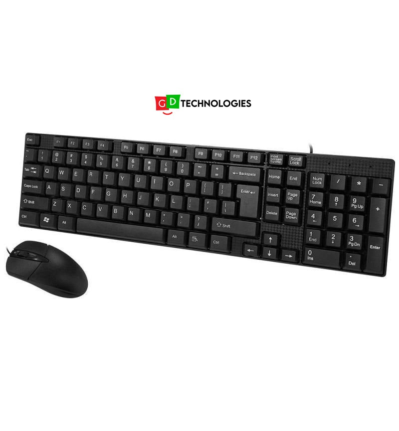 TBYTE USB WIRED KEYBOARD AND MOUSE COMBO