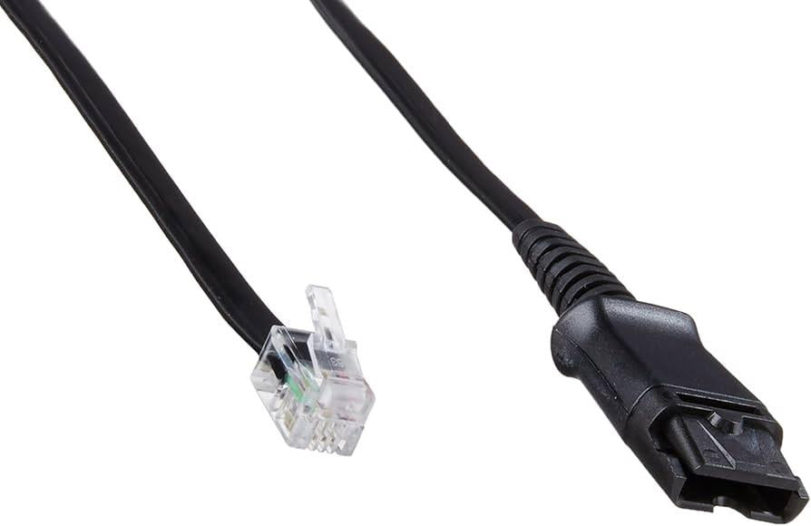 RJ9 CABLE TELEPHONE  PLANTRONICS