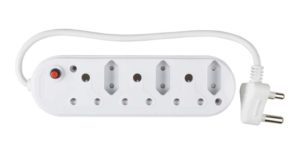 3 WAY PLASTIC + 3X2PIN MULTIPLUG IND SWI