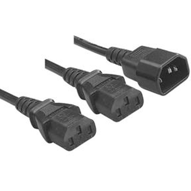 POWER CABLE-MALE TO 2 X FEMALE 1.8M - image 2