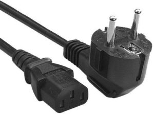 SCHUKO POWER CORD TO 1 X IEC 2M