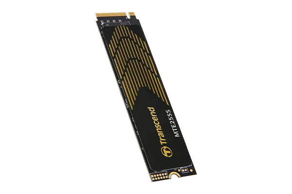 TRANSCEND 1TB MTE255S PCI-E GEN 4X4 M.2 NVMe 2280 SSD 3D NAND -7400 MB/s Read 5200 MB/s Write- Graphen Heat Spreader -600TBW - image 3