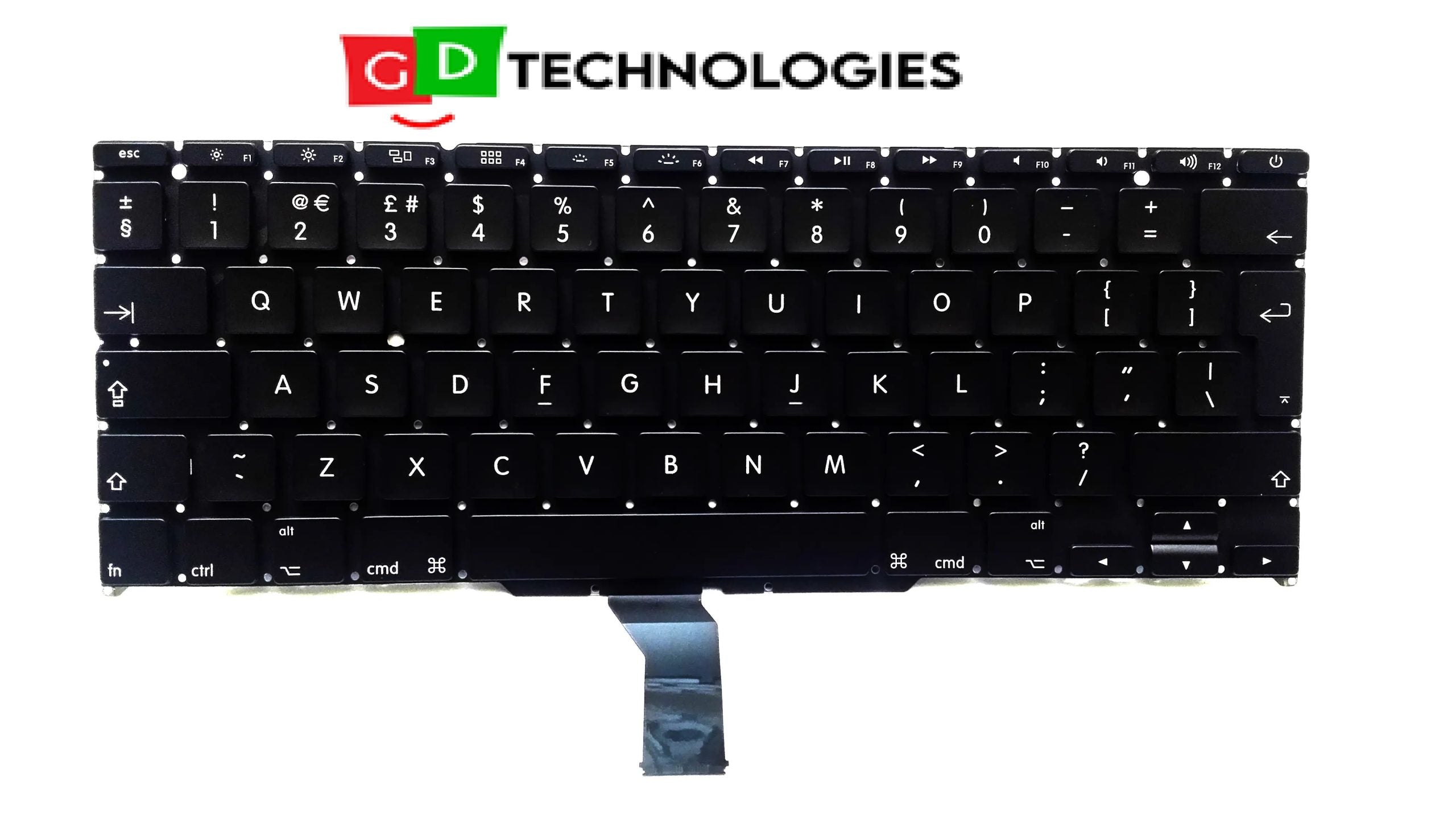 A1370 A1465 Keyboard (UK Layout) for Apple MacBook Air 11 inch A1370 (Late 2010,Mid 2011) A1465 (Mid 2012 – Early 2015)