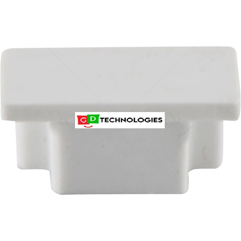 PVC - 40 x 40 END CAP - WHITE