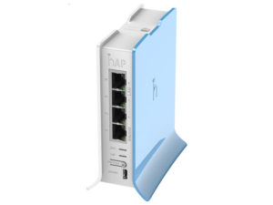MikroTik hAP Lite Tower 2.4GHz 1.5dBi 4 Port Ethernet WiFi Router