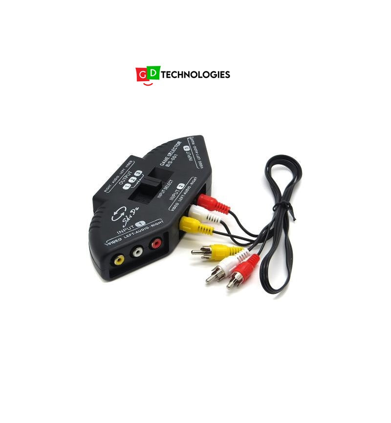 MICROWORLD SWITCH RCA: 3X IN + 1X OUT
