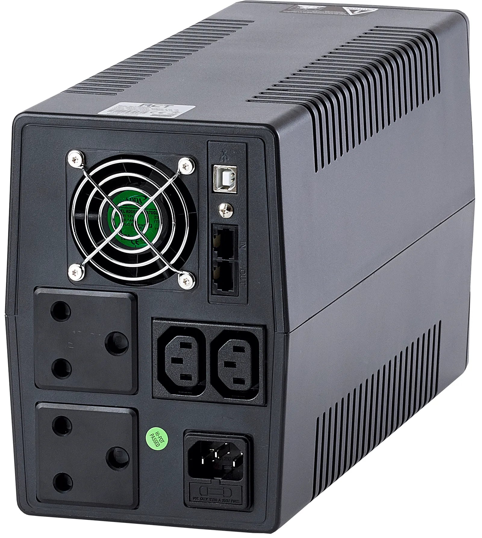 RCT 2000VAS LINE-INTERACTIVE UPS (1200W; LED Indicators; 1 x USB Comm PORT; 2x SA WALL SOCKET BATTERY 6 MONTH WARRANTY ONLY! - image 6