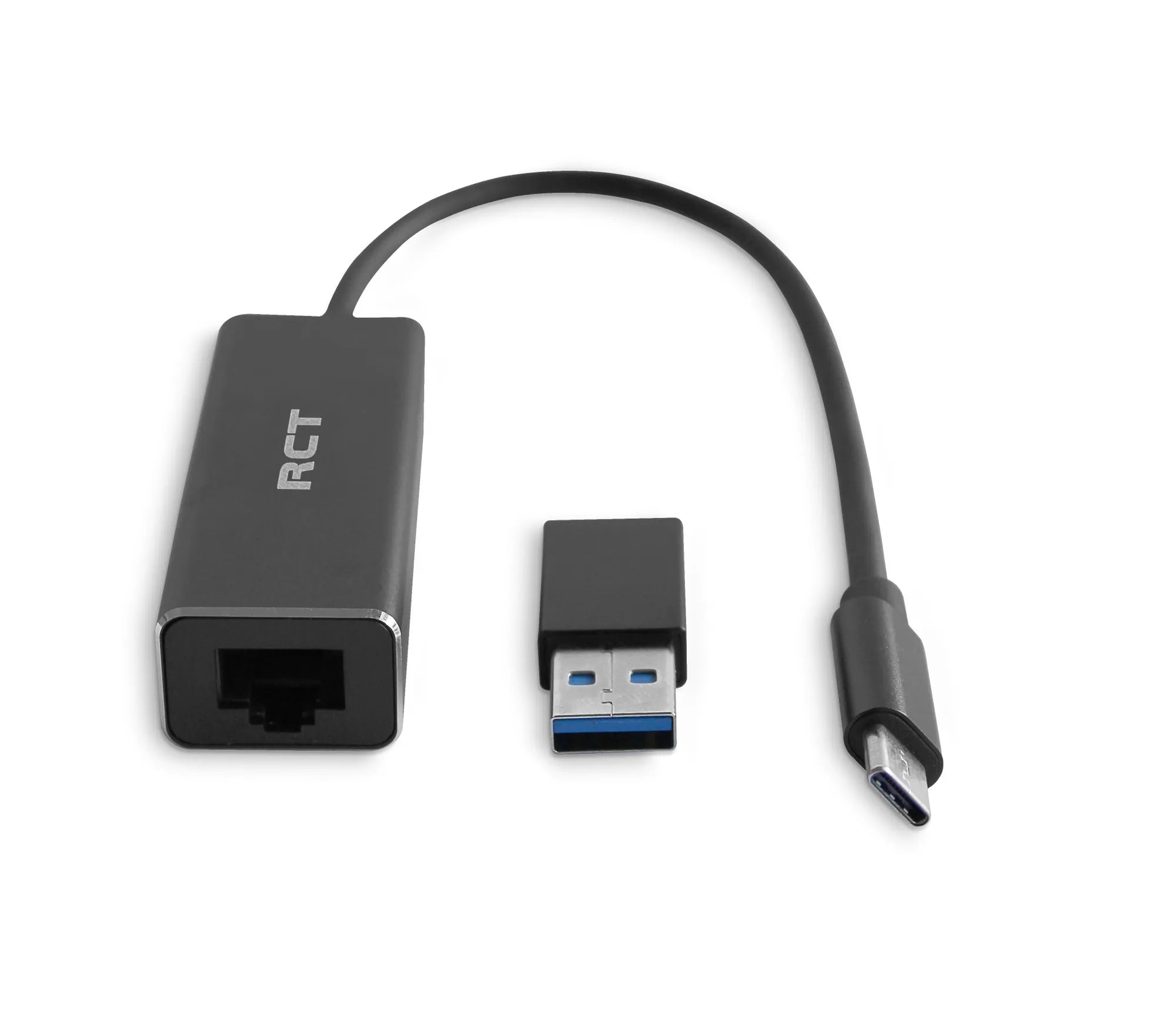 RCT USB 3.0 type Gigabit ethernet adapter with C & A converter. - image 5
