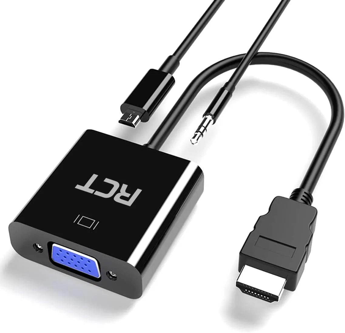 RCT HDMI to VGA (M to F) adapter with audio - image 5