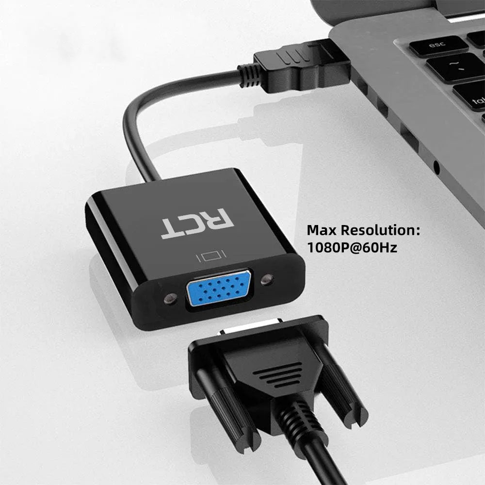RCT HDMI to VGA (M to F) adapter with audio - image 6