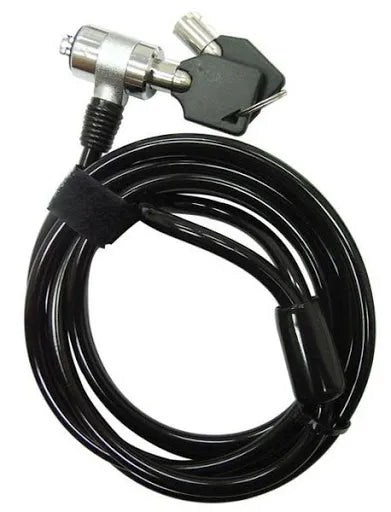 RCT Keyed notebook security lock; T-Bar | Kensington lock compatible; 2 keys; 1.8m
