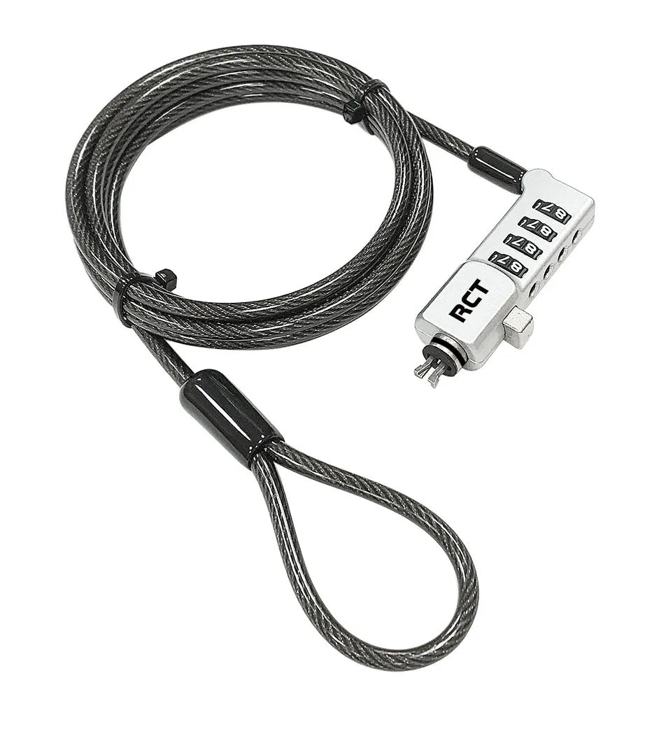 RCT 4 digit 3 in 1 security lock; T-Bar; Nano and Nobel Wedge Lock Slot Compatible; 1.8m - image 3
