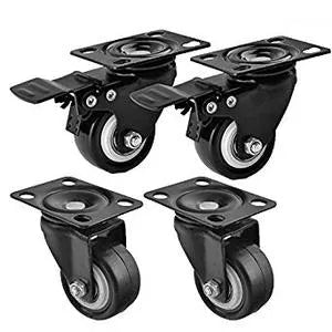 RCT SET OF 4 CASTORS 2x break 2x std.