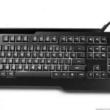 Cooler Master Suppressor White LED Backlight Media Keys Gaming Keyboard