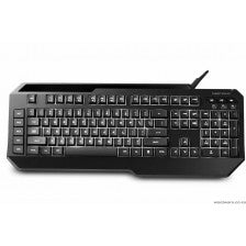 Cooler Master Suppressor White LED Backlight Media Keys Gaming Keyboard