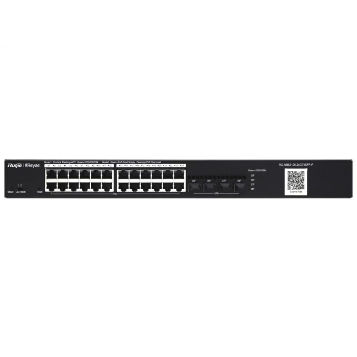 Reyee 24 PoE 4 x SFP 370W Managed RM Switch