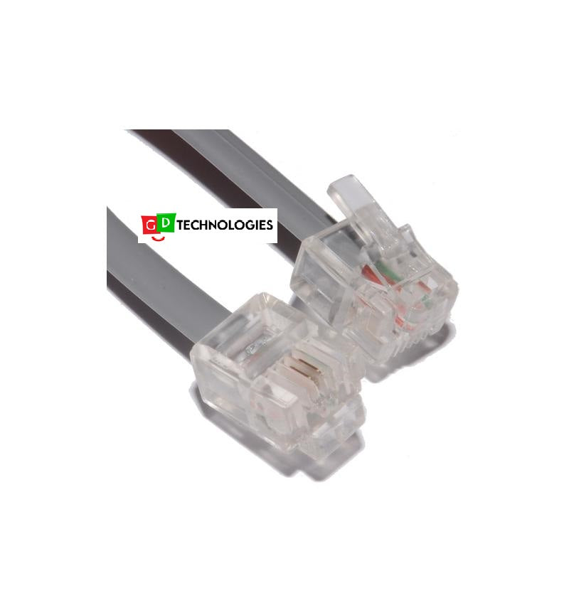 MICROWORLD TELELPHONE CABLE WITH AN RJ11 CONNECTOR AT EACH END