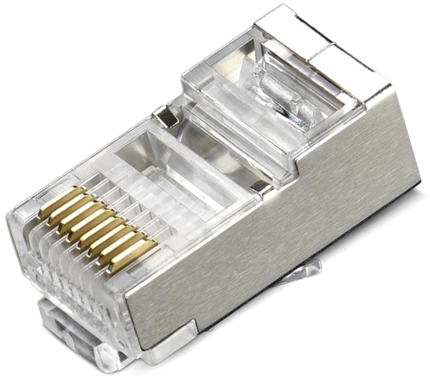 CAT6 SHIELDED CONNECTORS (BOX OF 50)