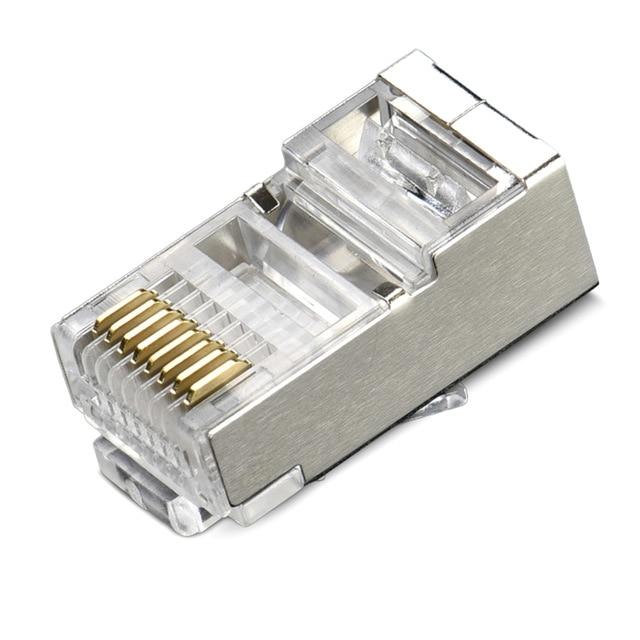CAT5  SHIELDED CONNECTORS (100)