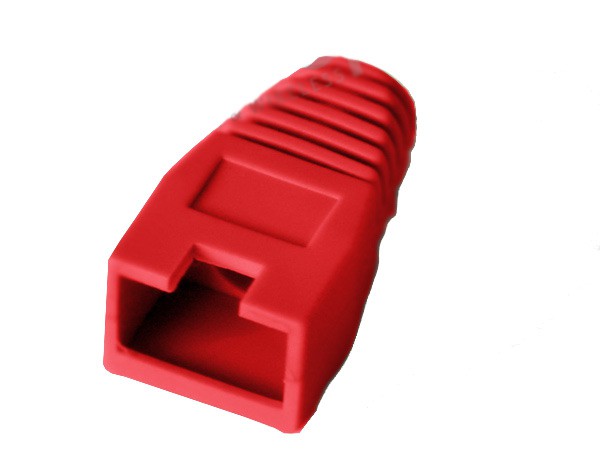 Linkbasic Red Boots RJ45 (100 Pack)