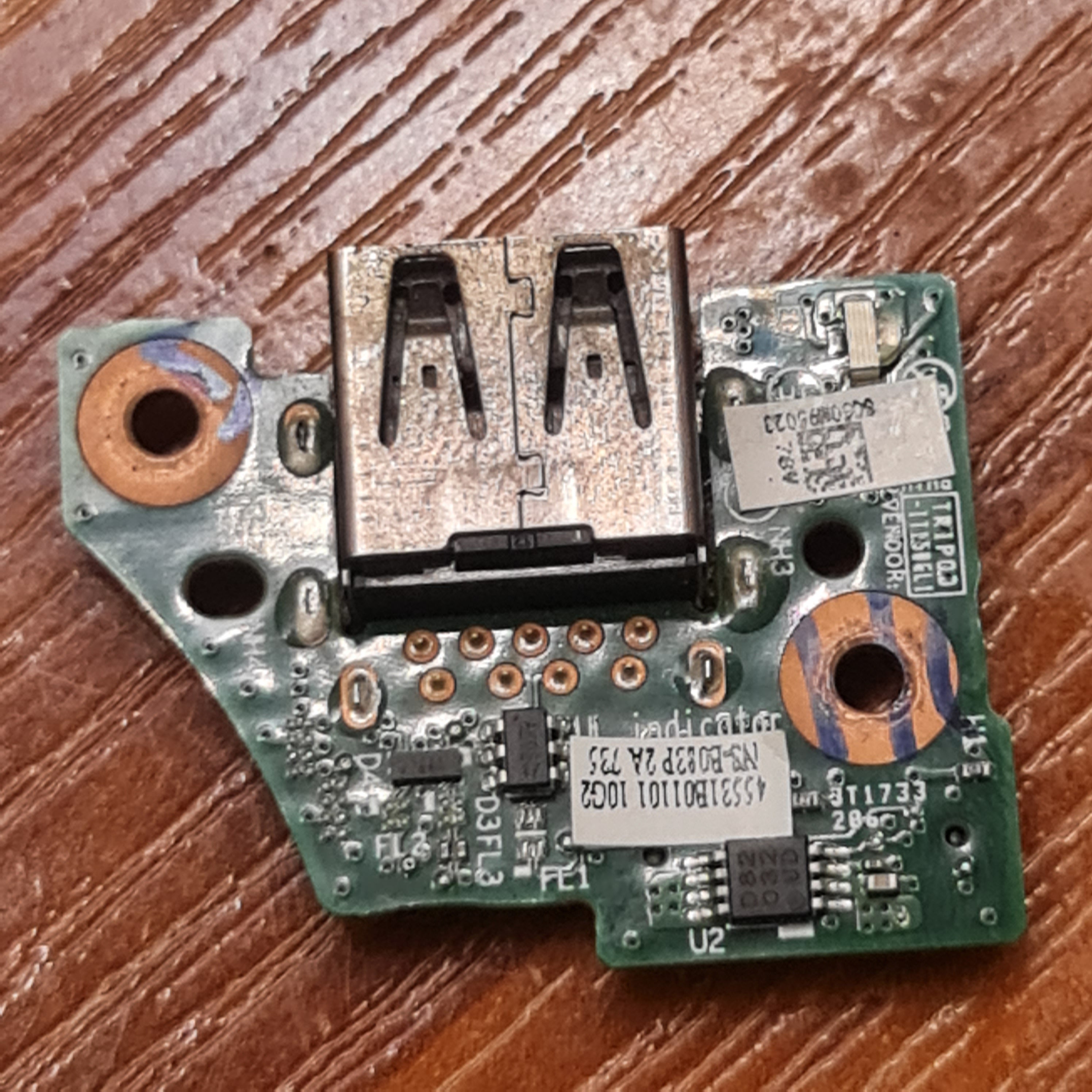 Lenovo ThinkPad T470s USB Port Board